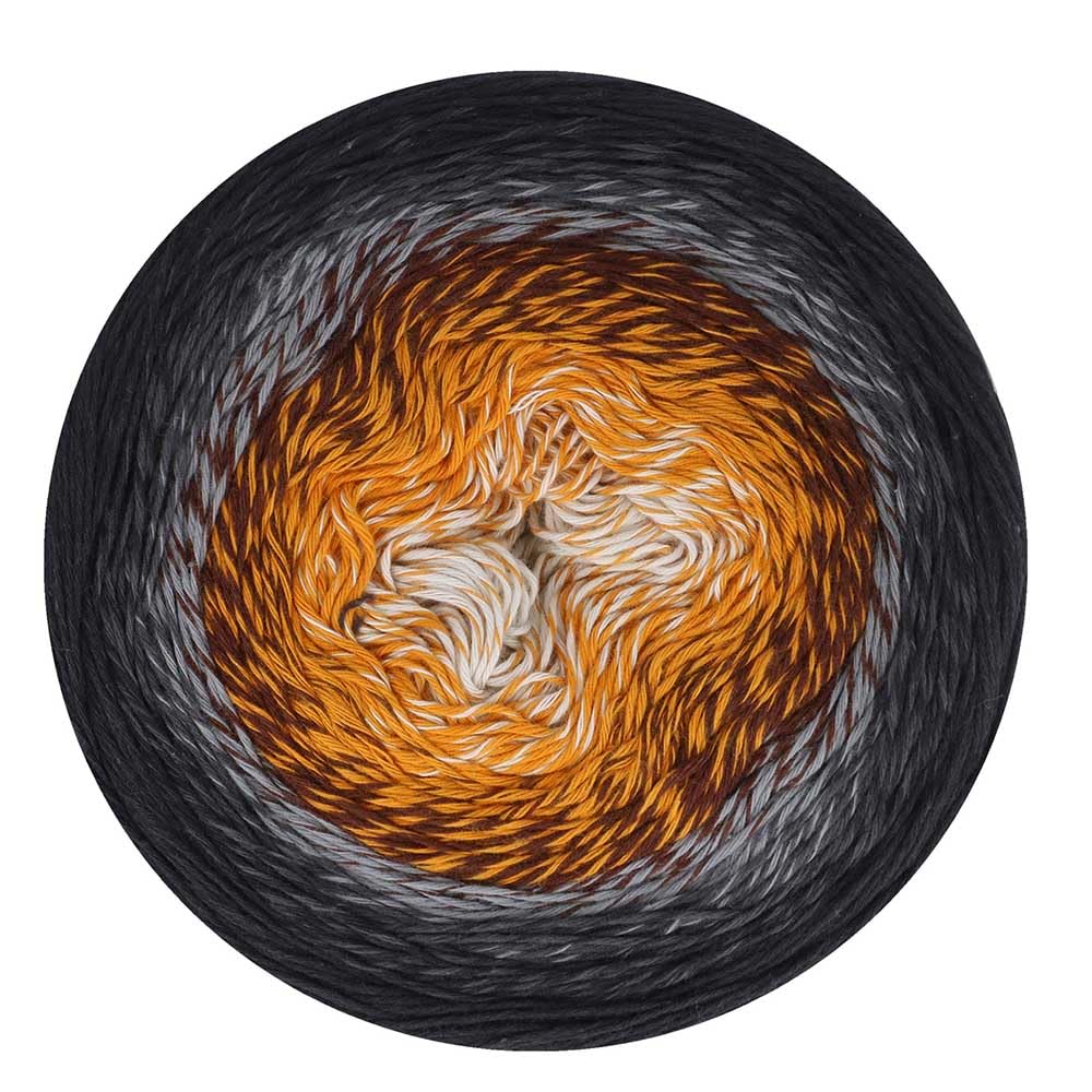 Scheepjes Cotton Whirl pelote de 1000m coloris 725, idéal pour tisser des châles d'été élégants