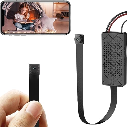 Cámara DIY Mini Cámara Portátil e Inalámbrica Niñera Cam 1080P HD con Detección de Movimiento Cámaras de Seguridad para Casa Oficina Exterior