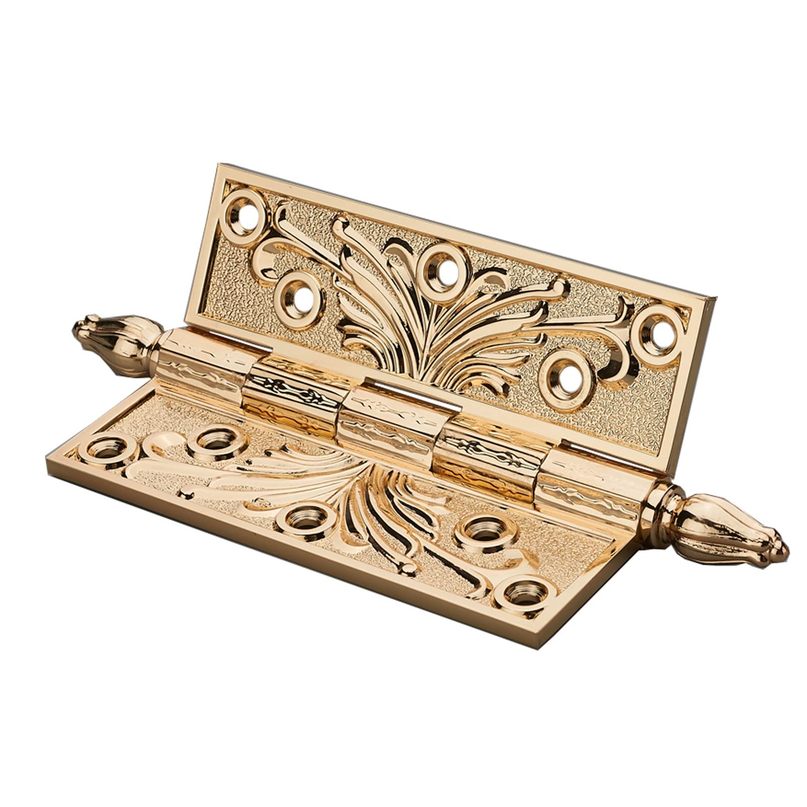 1PCS Thick Silent Hinged，European Head Hinged Bearing Integral Door Hinges for Solid Wood(5INCH)