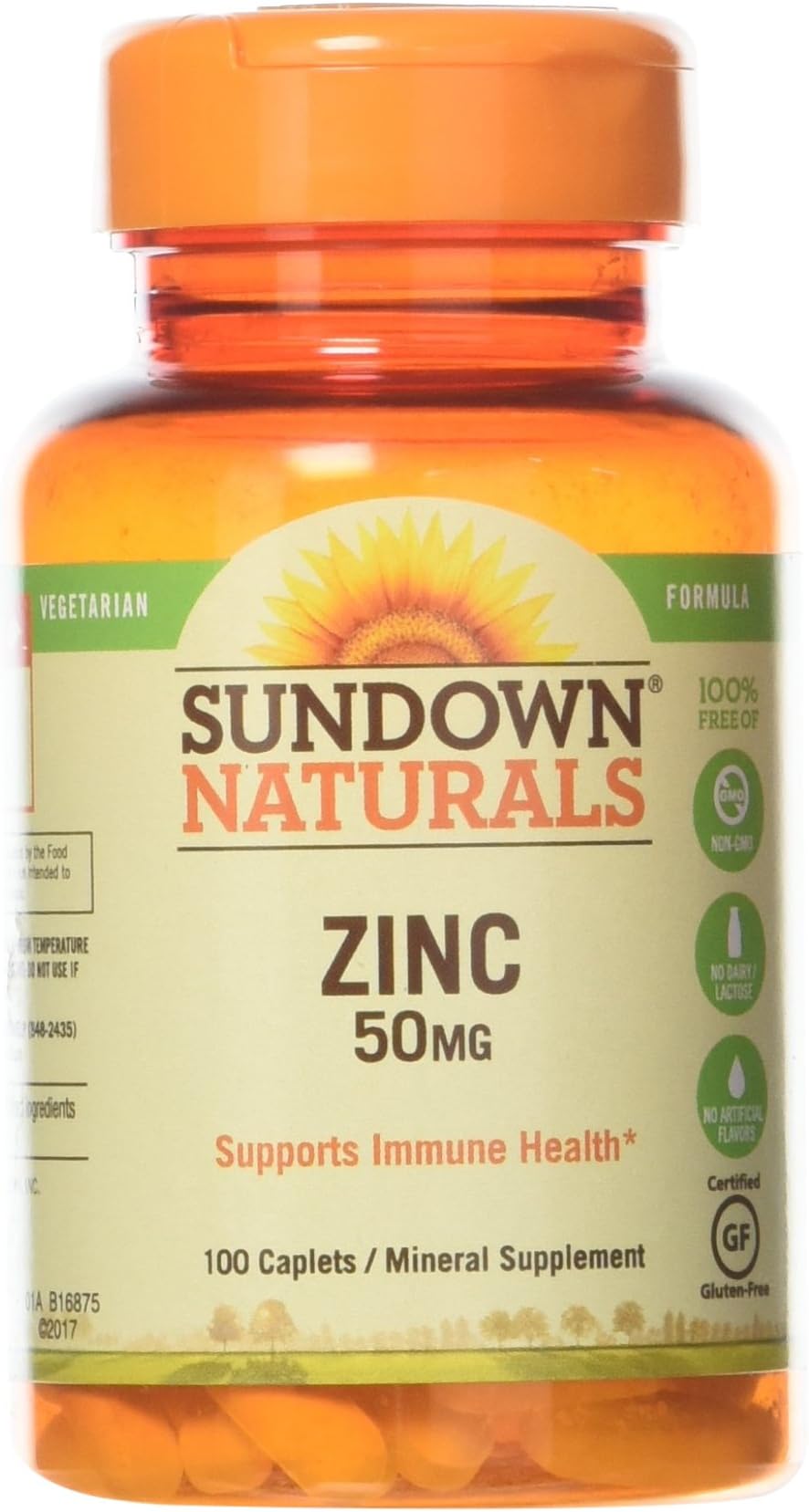 Zinc Gluconate 50Mg Caplets, 100 ct