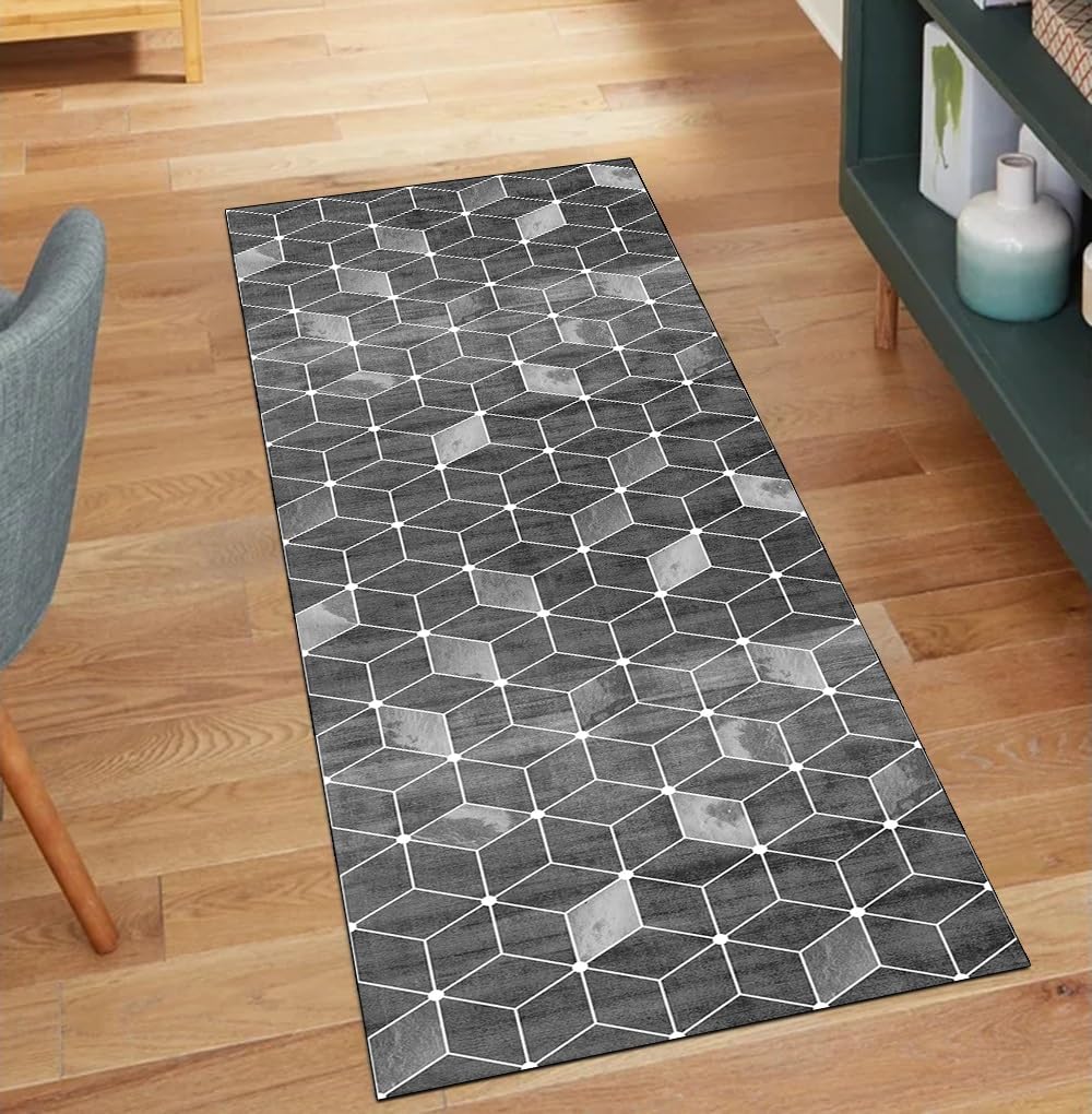Alfombra antideslizante de 60x180 cm que evita resbalones en el pasillo y se lava fácilmente