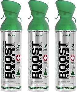 Boost Oxygen Large Natural 10 Liter Canister (3 Pack)