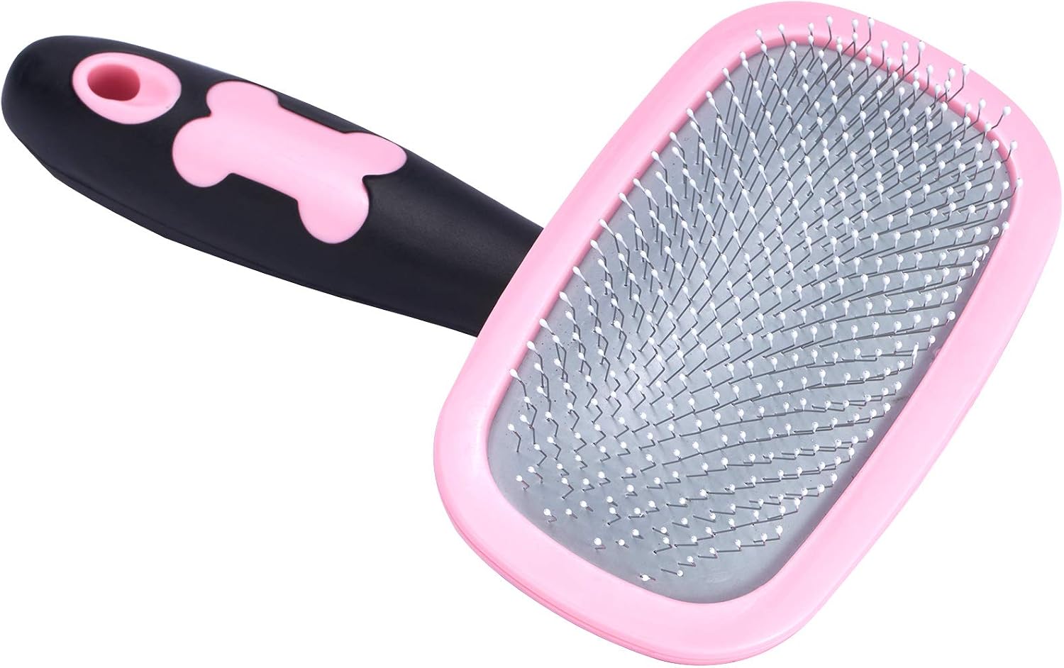 Allispast Cat/Dog Brush for Shedding Short Hair, Dog Grooming Brush,Pink