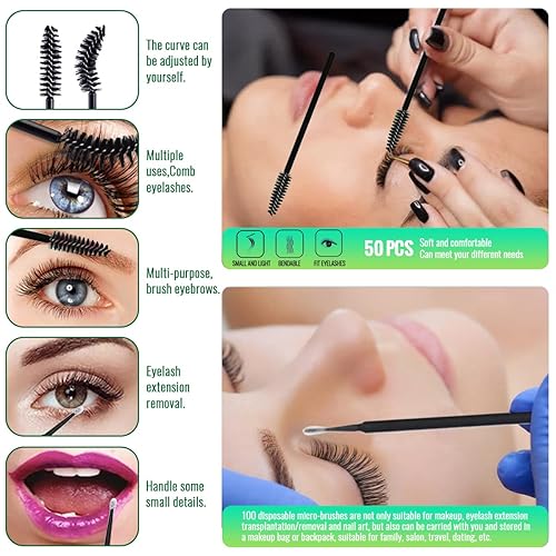 Miniatura 5 de 8.5 fl oz8.45fl.oz - Limpiador de extensiones de pestañas, champú mini USB portátil para pestañas con ventilador de pestañas para párpados,