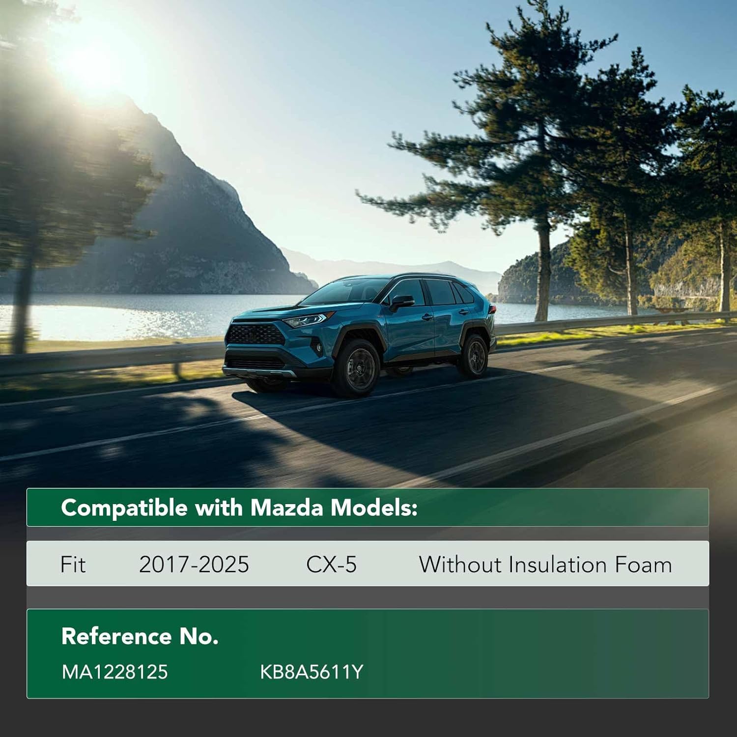 YHTAUTO Front Lower Engine Splash Shield Compatible with Mazda CX-5 2017-2025, Splash Guard Engine Case Guards