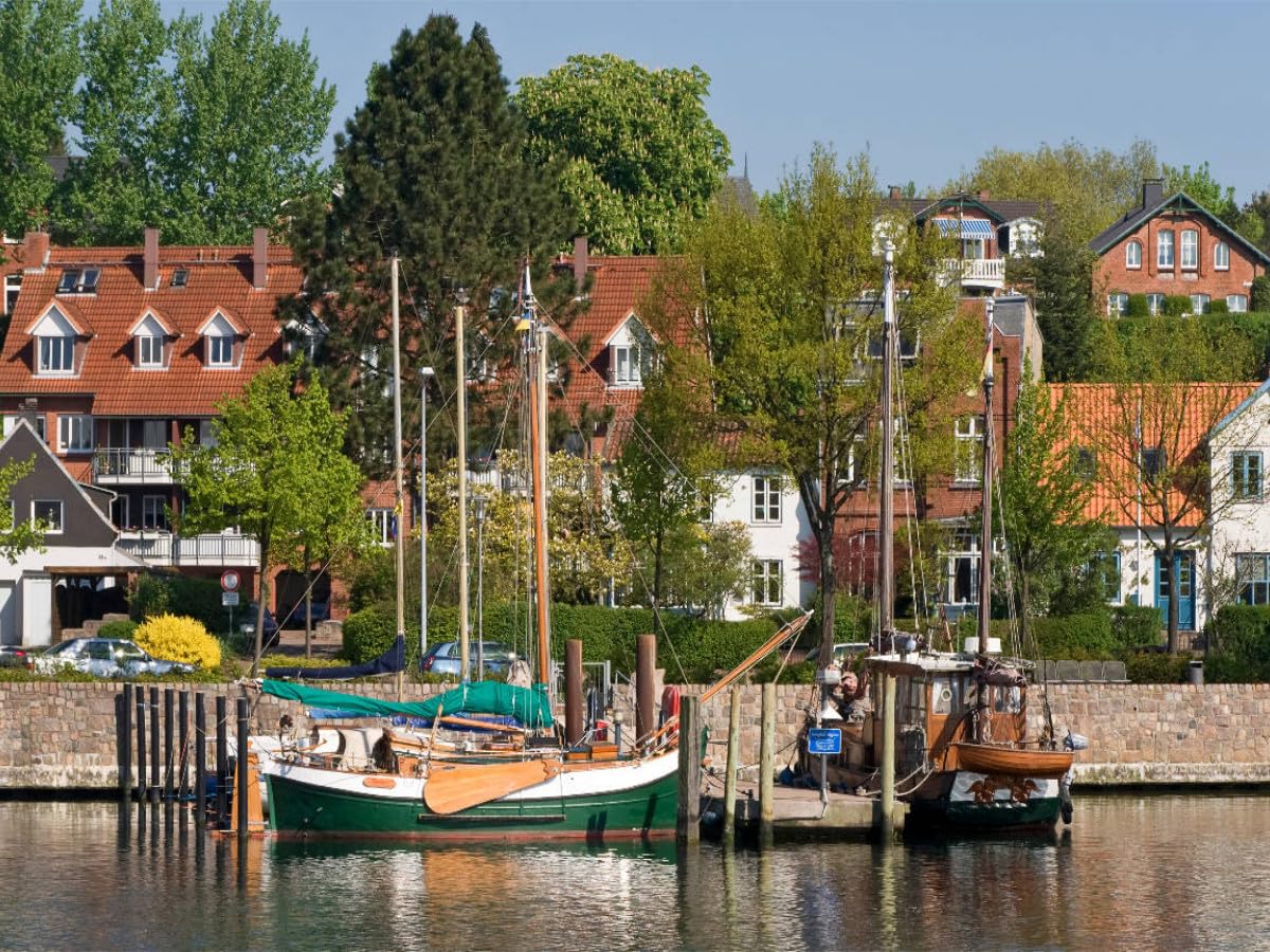 CALVENDO Puzzle Eckernförde - Borby 1000 Pieces 64 x 48 cm from Klaus Kolfenbach