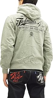 (テッドマン) TEDMAN パーカー TDSP-148 メンズ 薄手ミニ裏毛ジップパーカー