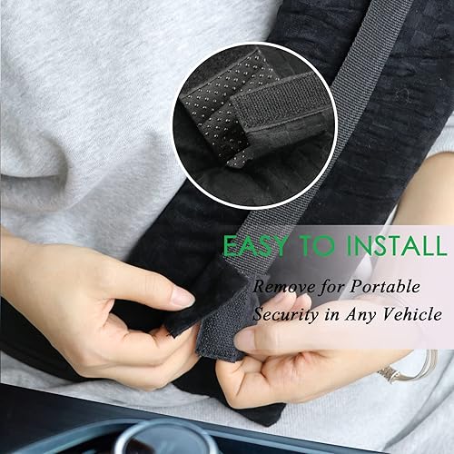 Miniatura 10 de Wumimi Almohada de mastectomía para cinturón de seguridad poscirugía, almohadillas protectoras para cáncer de mama, marcapasos, cirugía cardíaca,