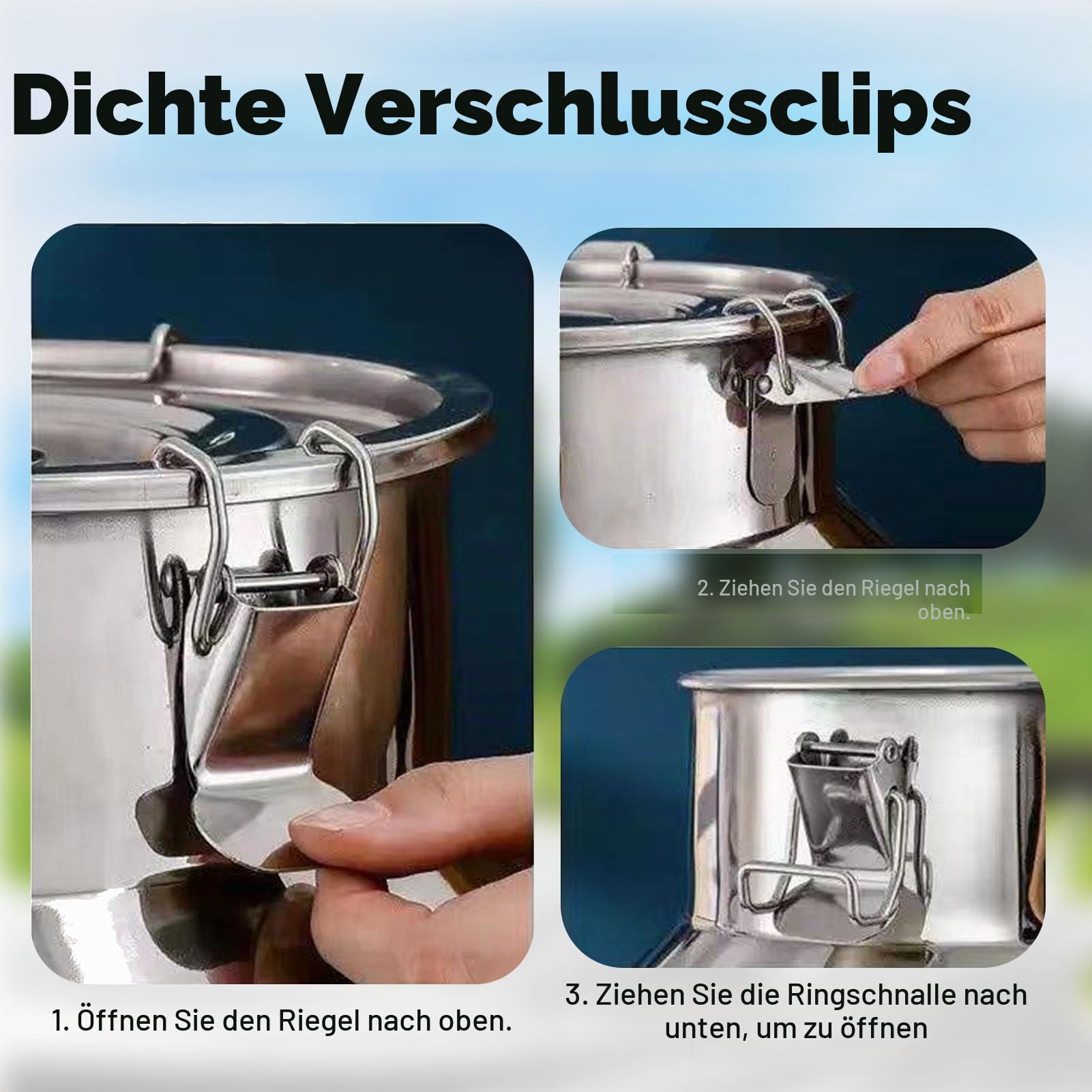 Adima 5L/9L/14L/18L Rostfreier Stahl Milcheimer Wein-Eimer Ölfass Tee-Kanister Isolierkanne Milchkrug Transportkanne Edelstahlbehälter Mit Deckel Und Hahn Edelstahl Eimer,5L