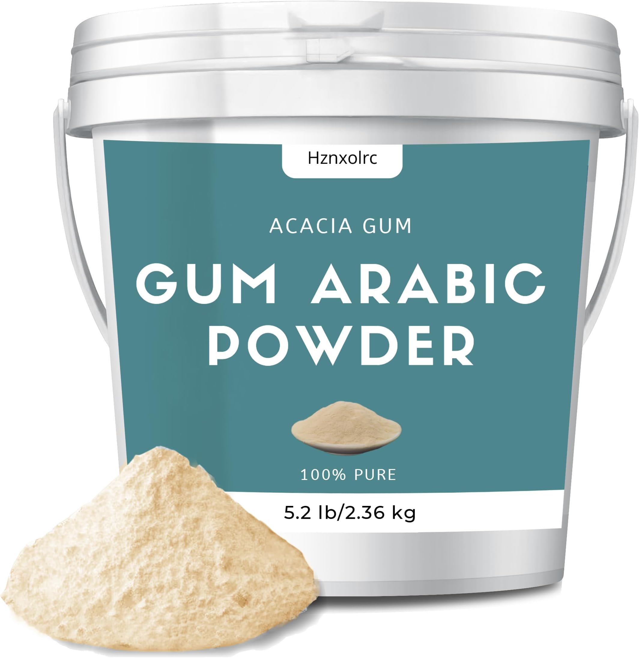 5.2 lb Gum Arabic Powder, 100% Pure, Premium Gum Arabic Powder, DIY Watercolor Paints, Gum Arabic Suitable for Making Ice Cream, Cake, Yogurt, Craft Cocktails and More
