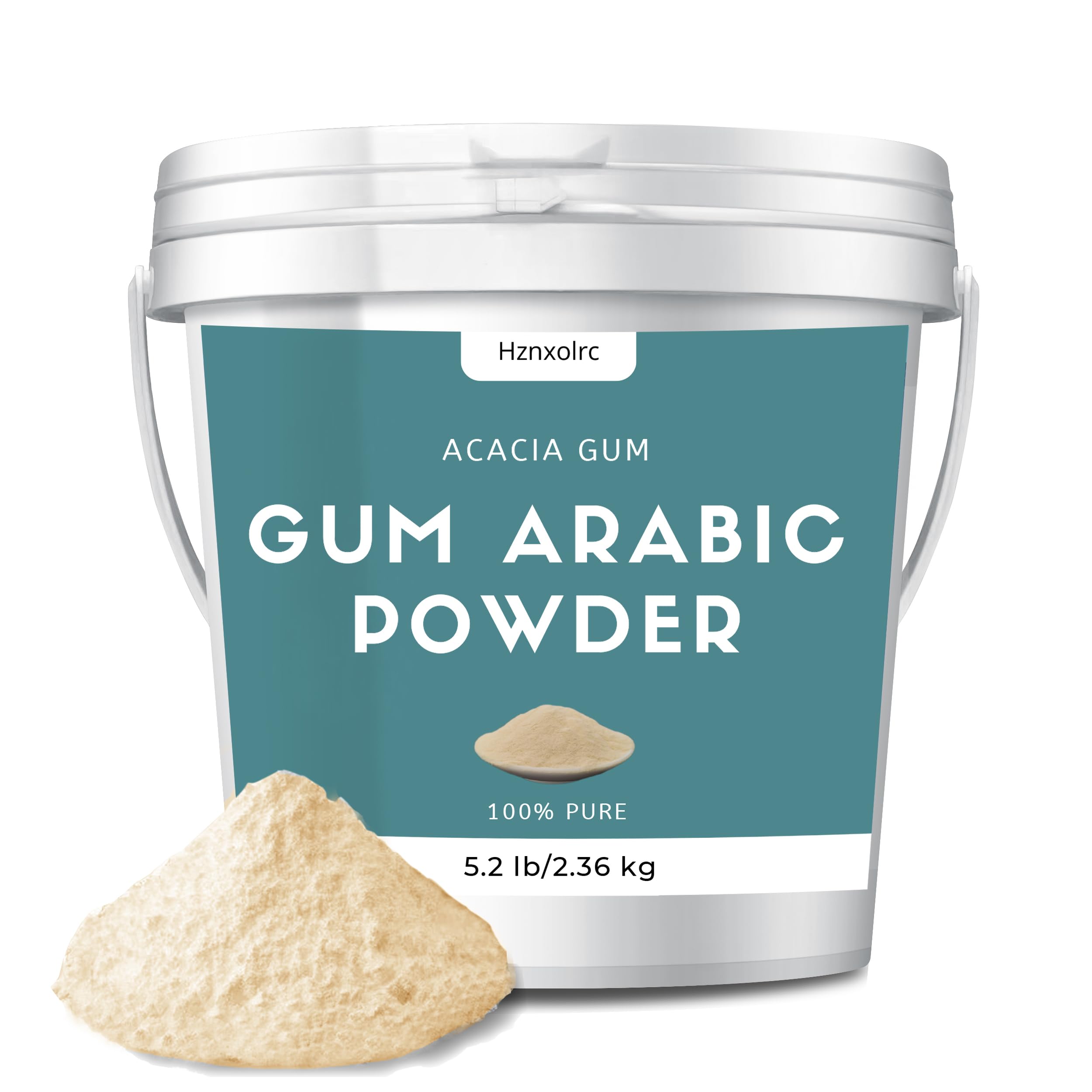 5.2 lb Gum Arabic Powder, 100% Pure, Premium Gum Arabic Powder, DIY Watercolor Paints, Gum Arabic Suitable for Making Ice Cream, Cake, Yogurt, Craft Cocktails and More