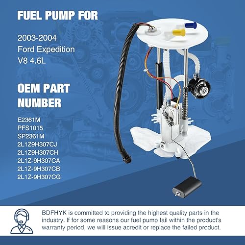 Miniatura 7 de BDFHYK Asamblea E2361m del módulo de la bomba de combustible para Ford Expedition V8 4.6l 2003-2004