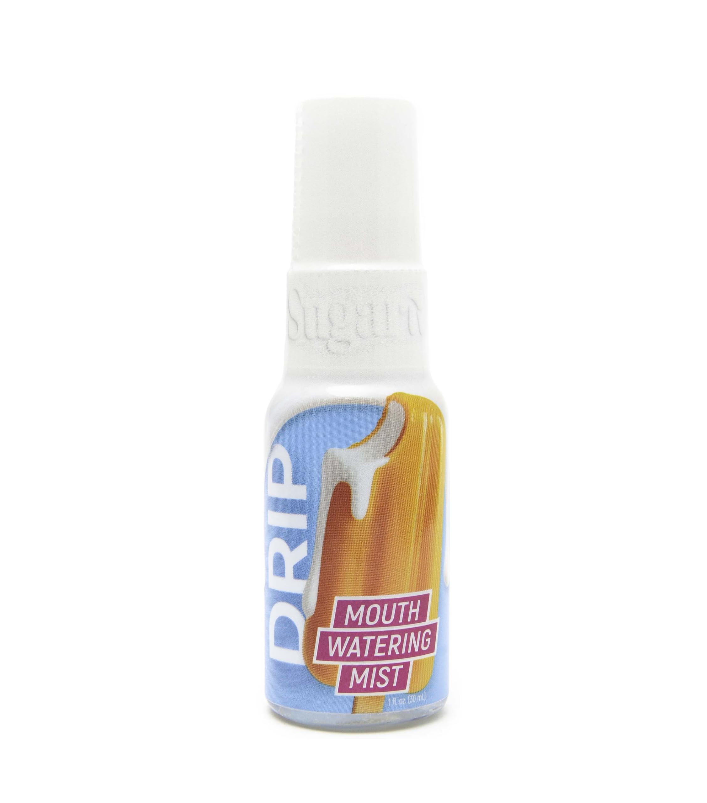 DRIP Mouth Watering Spray for Dry Mouth Relief with Tingle Effect – Pocket Travel Saliva Substitute, Lozenges Alternative - Orange Creamsicle Flavor