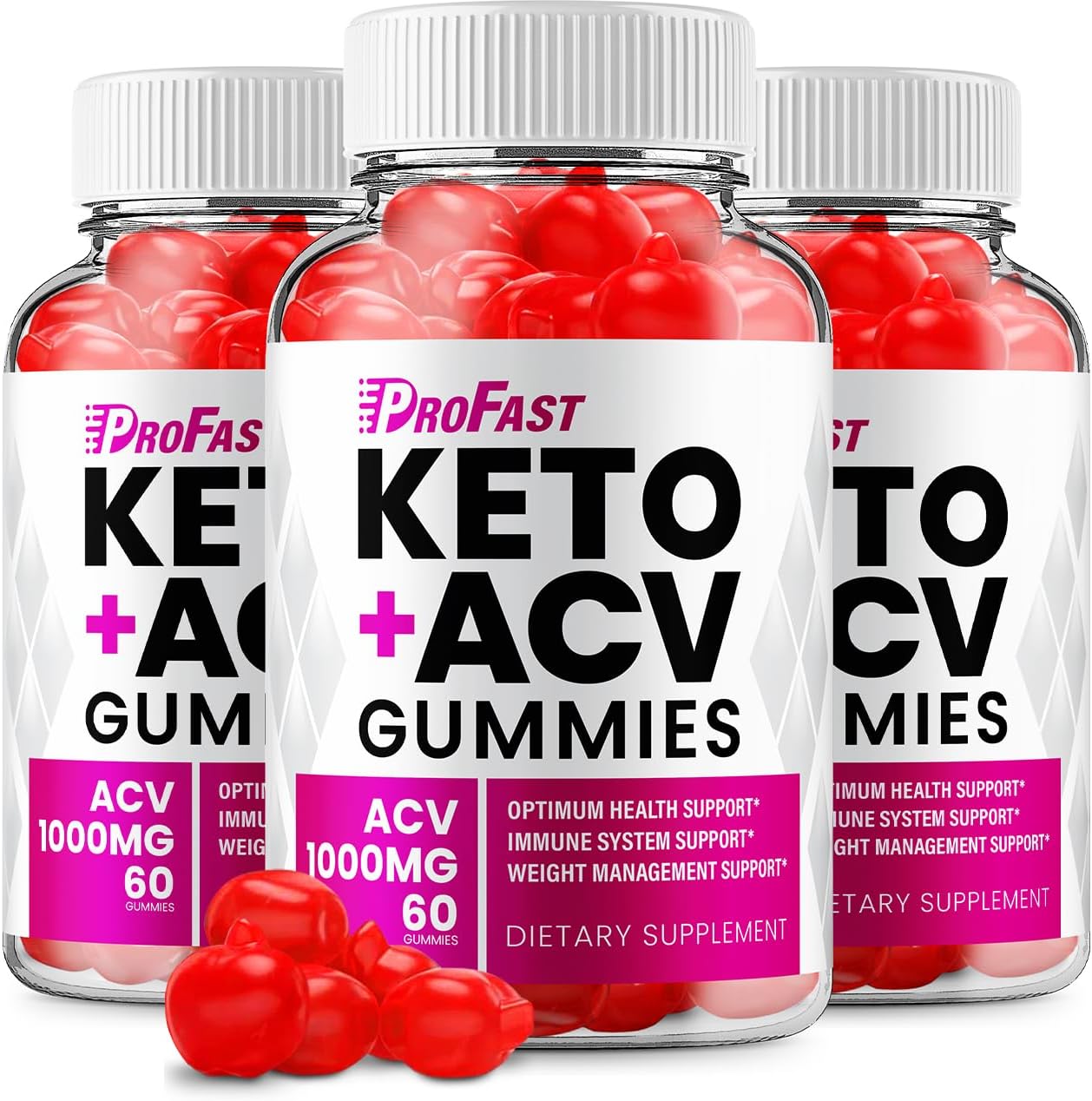 (3 Pack) Pro Fast Keto ACV Gummies Keto Pro Fast ACV