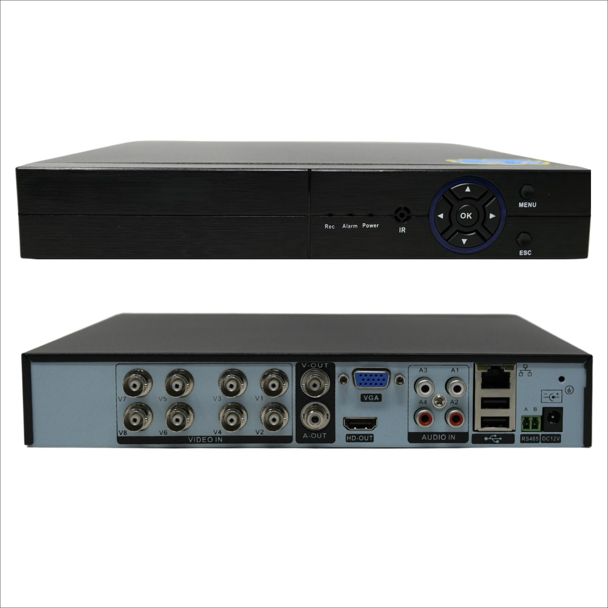 rvt security dvr 1080p 8 canalirete-video 1080n recorder