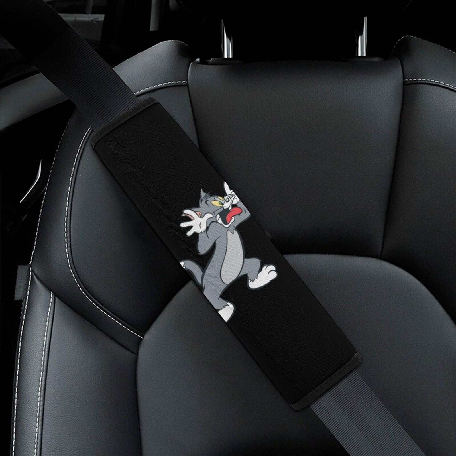 TOM’S トムス シートベルト パッド （ブラック）2個セット TOM'S トムス ショルダーパッド シートベルトパッド・カバー 黒