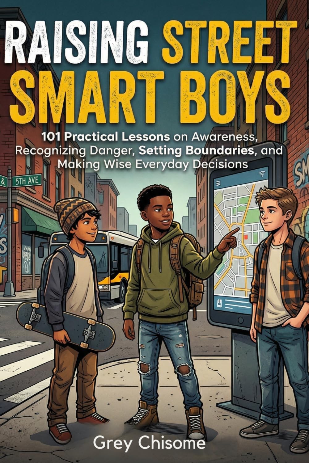 Raising Street Smart Boys: 101 Practical Lessons on Awareness, Recognizing Danger, Setting Boundaries, and Making Wise Everyday Decisions