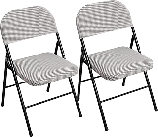 ストレッチダイニングチェアカバー、座面カバー+背もたれカバー、取り外し可能洗える折りたたみ椅子カバー、家庭、オフィス、宴会椅子の装飾用,F,2pcs