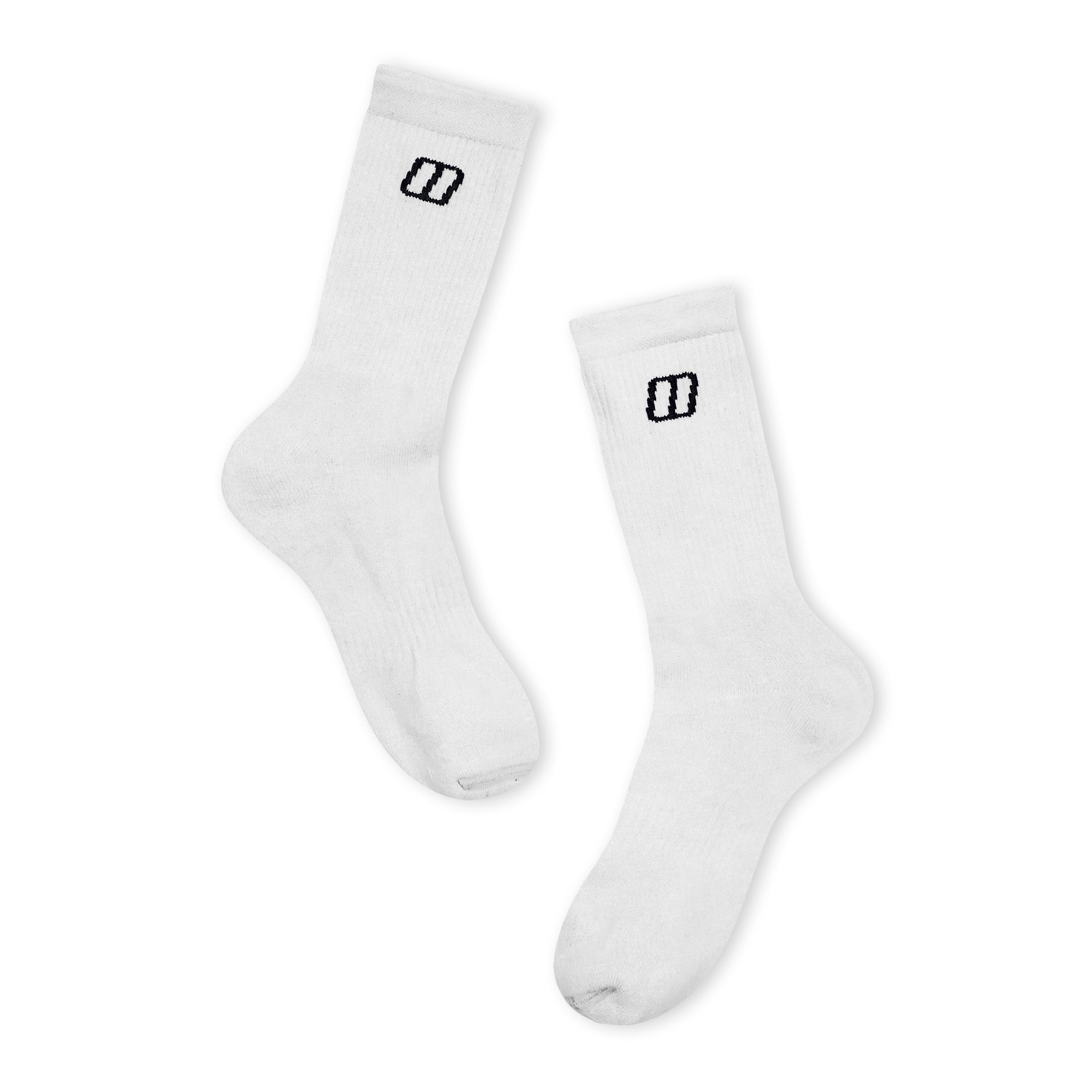 Berghaus Adult Unisex Everyday Socks, White, L-XL