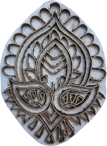 Miniatura 6 de Royal Kraft Sellos de madera de latón para impresión en bloques en arcilla, cerámica, tela BHGtag001