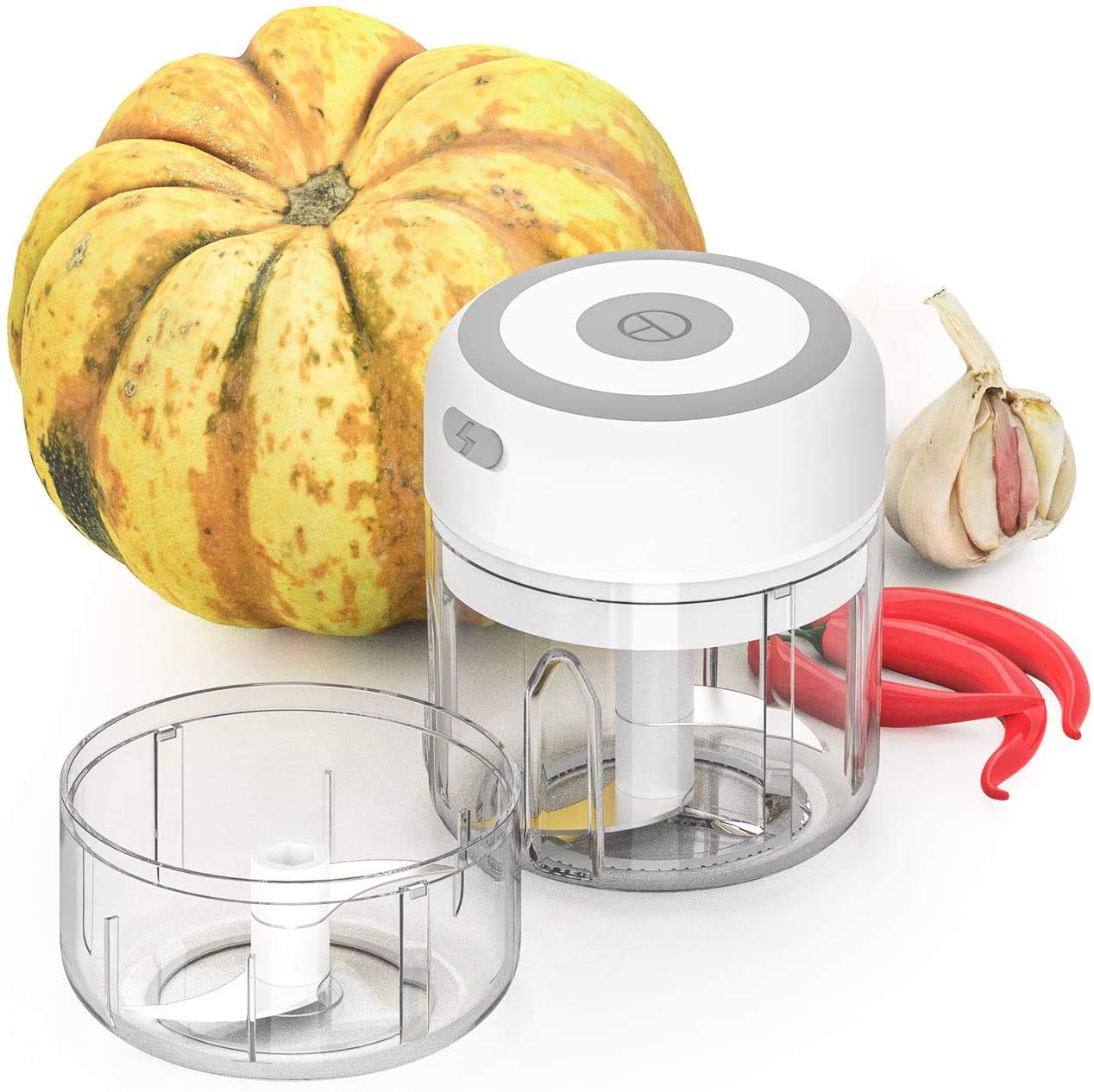 Buy Electric Mini Garlic Chopper, Onion Chopper, Garlic Mincer, Veggie
