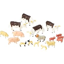 Britains 132 Mixed Animal Value Pack Farm Playset, Collectable Farmyard Animal Toys for Children, Toy Farm Animals Compatible with 132 Scale Farm Toys, Suitable for Collectors & Children from 3 +