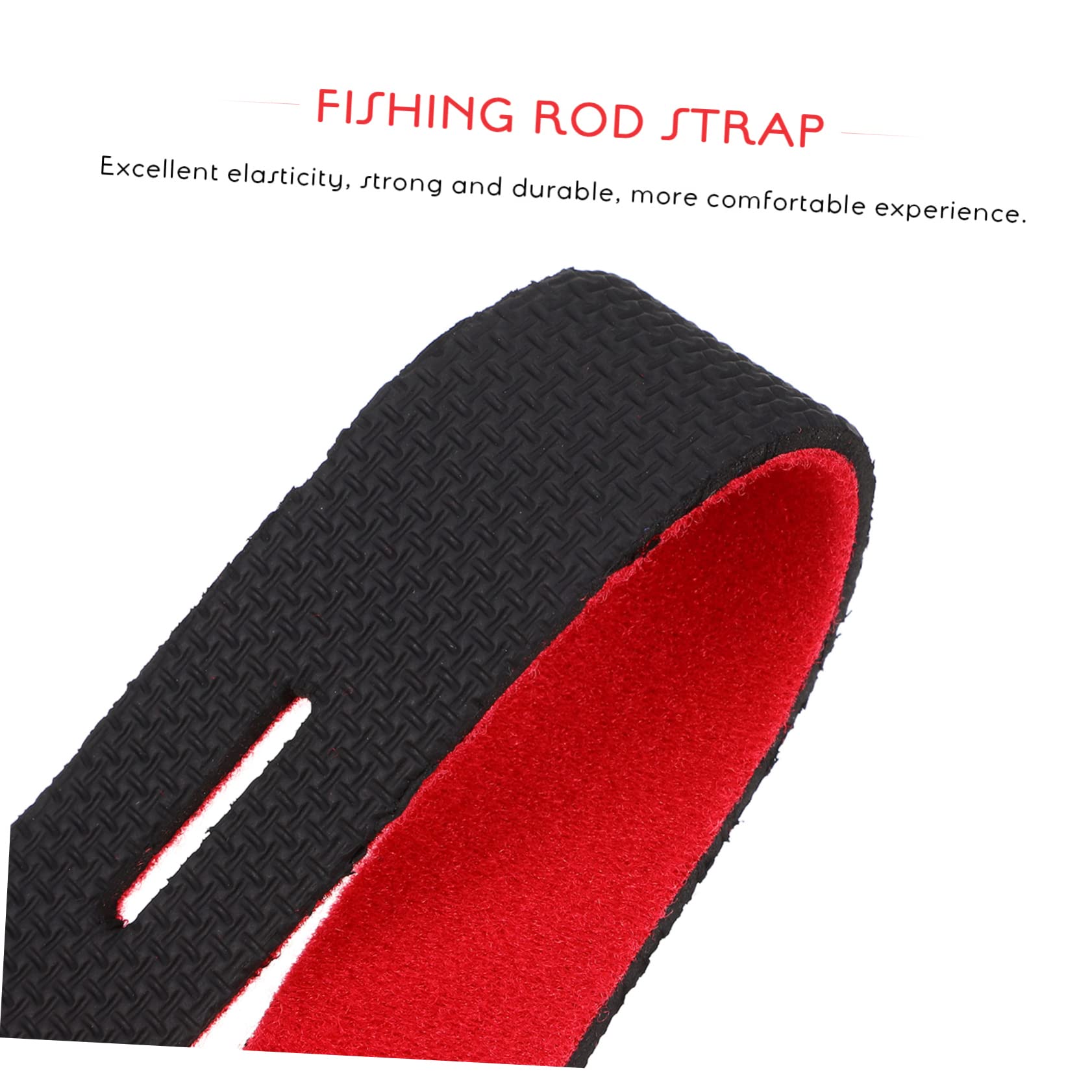 SUPVOX 10 Pcs Fishing Pole Straps Elastic Rod Hold Down Straps Fishing Supplies Tie Wraps