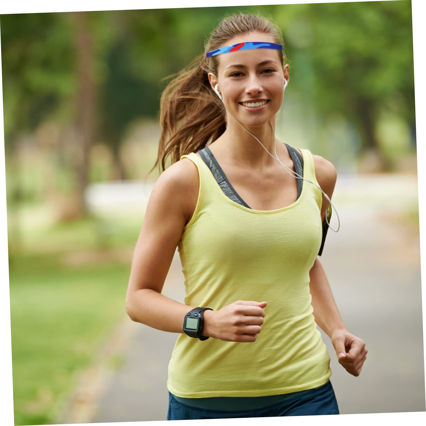 Kisangel 42 Piezas Banda Deportiva para El Sudor Diademas para Hombres Diademas Absorbentes De Sudor Diadema De Yoga Diadema Delgada Diadema para Correr Banda para El Cabello para Correr