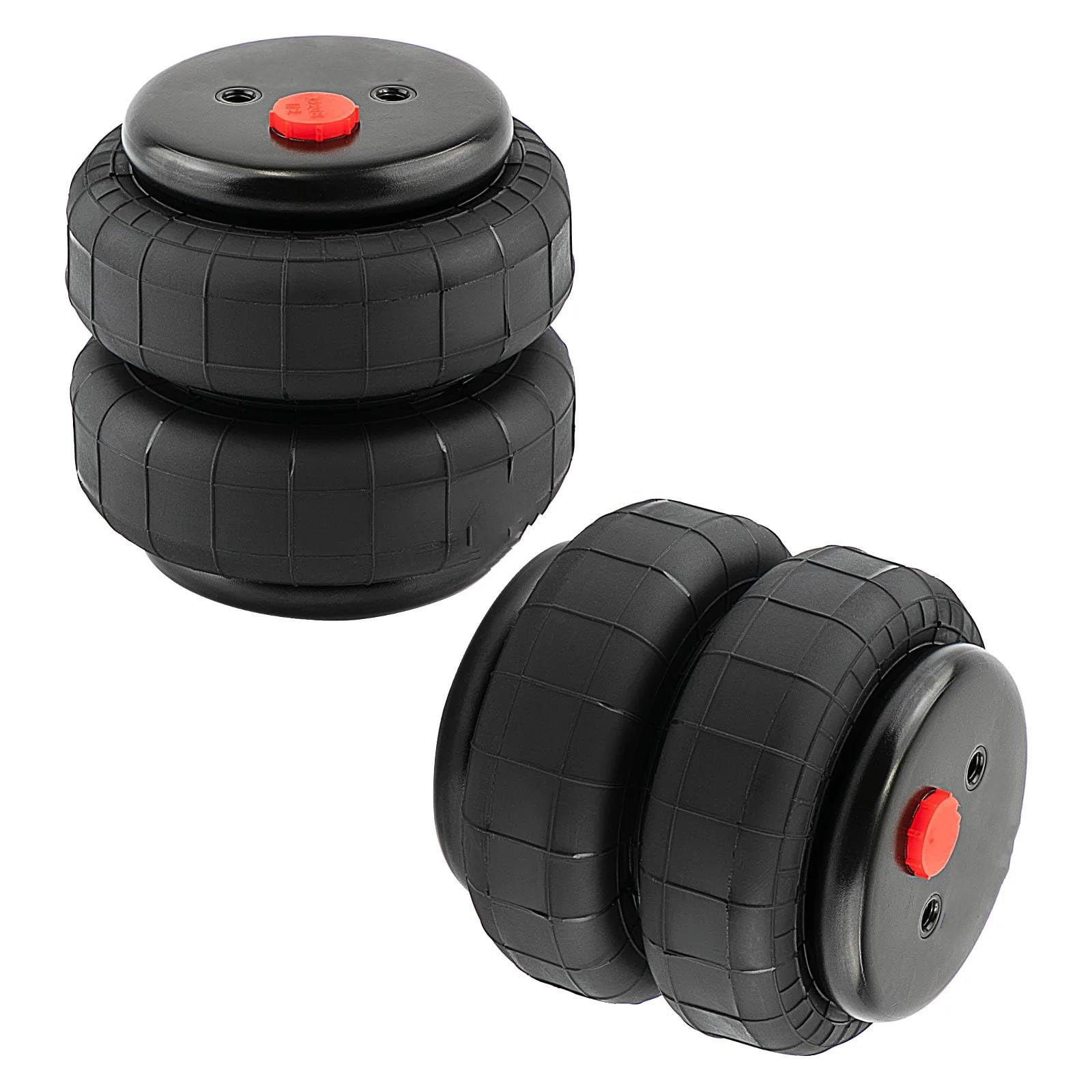 Lot 2 Ressorts Pneumatiques Pour Suspension Pneumatique Capacité De 2 500 Lb, Avec 1/2 Po NPT Pour Chevrolet Pour Silverado