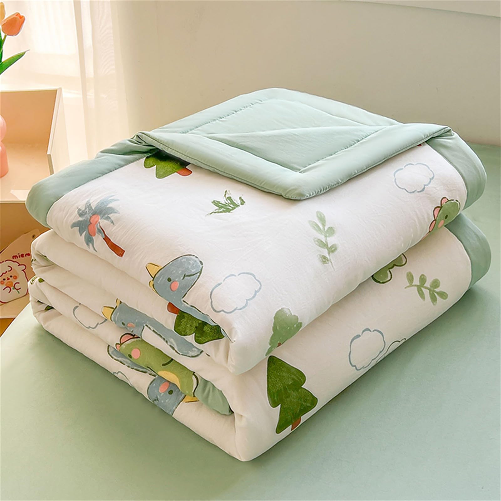 Couette réversible été légère et fine Odot lavable pour literie enfant