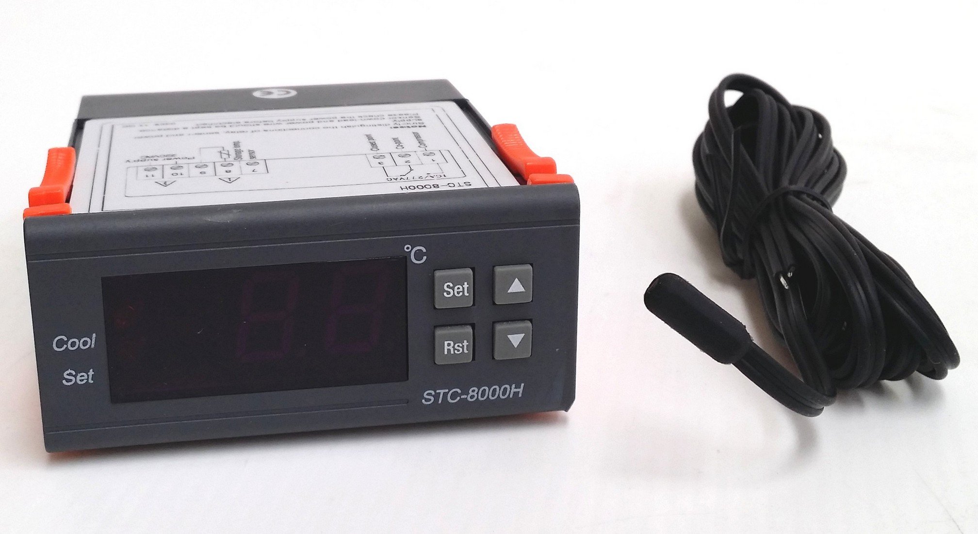 Controllore di temperatura termostato refrigerazione STC-8000H - con 1 sonda