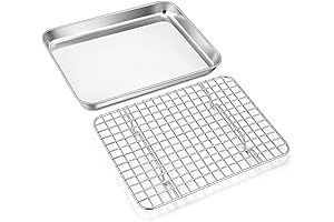 9-Inch Baking Tray and Cooling Rack Set