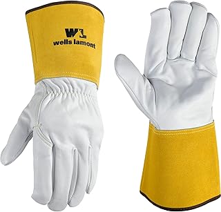 Wells Lamont mens 1053 Welding Gloves, White, Large US