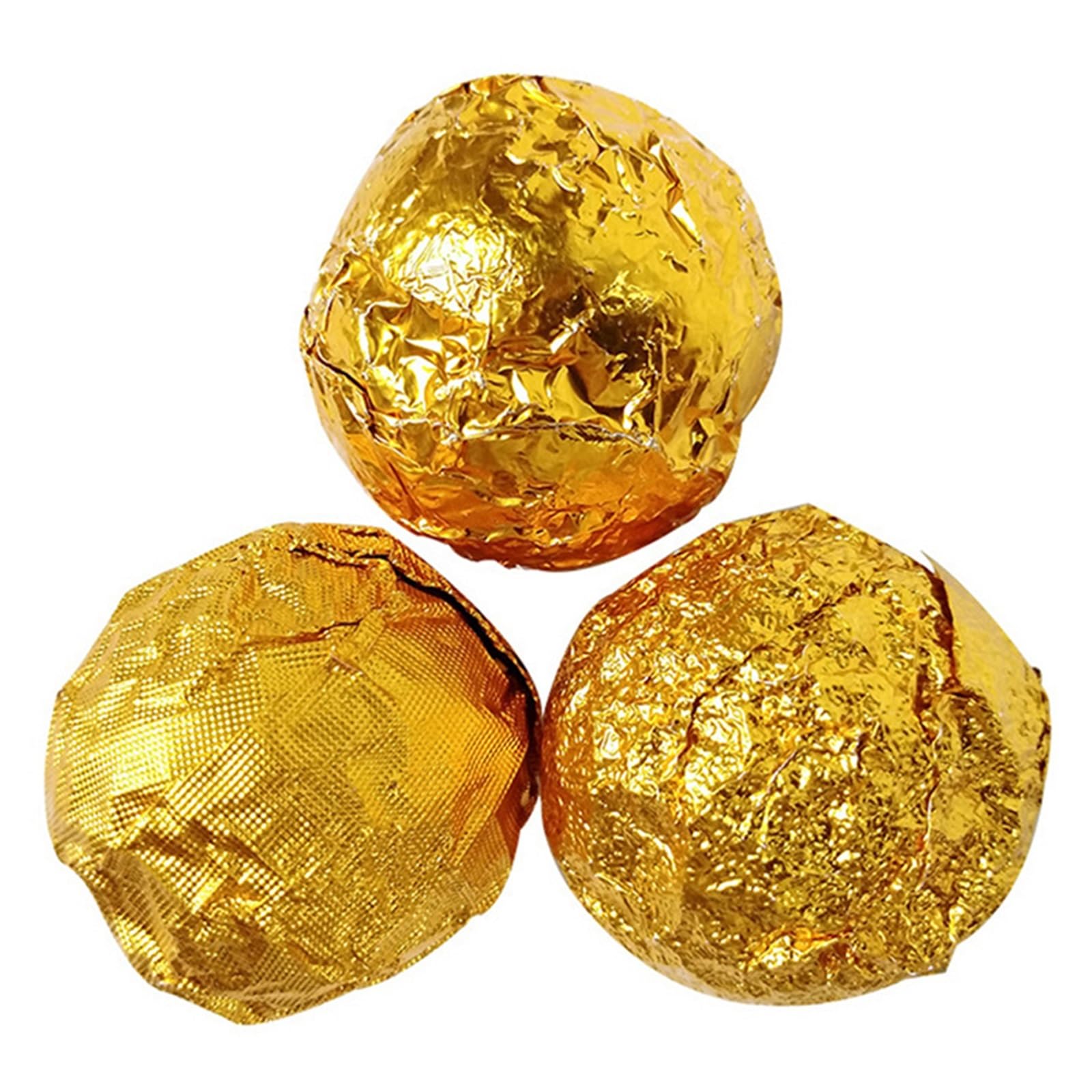 Foliowe opakowania na cukierki 1000 szt. Złota folia aluminiowa do pakowania dla majsterkowiczów czekoladowe opakowanie herbatę dekoracja urodzinowa prezent