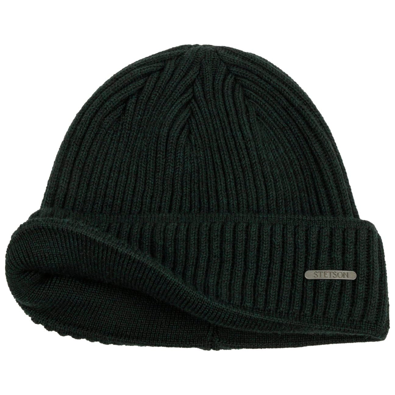 STETSON Parkman czapka dzianinowa z mankietem Wyprodukowano we Wloszech Unisex Jesien Zima