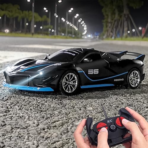 Miniatura 1 de Leadmall Auto de control remoto mejorado de cuatro canales luz inalámbrica control remoto coche juguete eléctrico juguete de carreras juguete