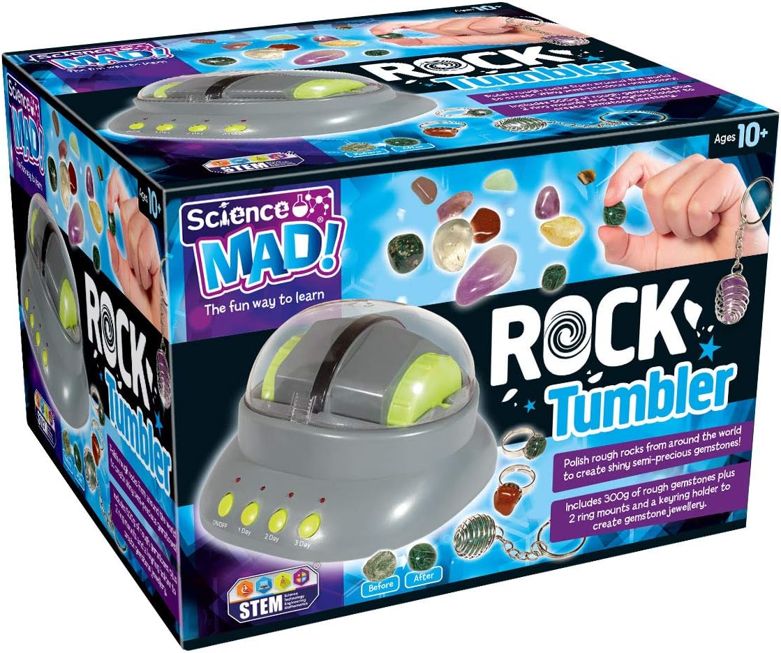 Science Mad SM42 Tumbler Machine for Kids Learn More About Rock
