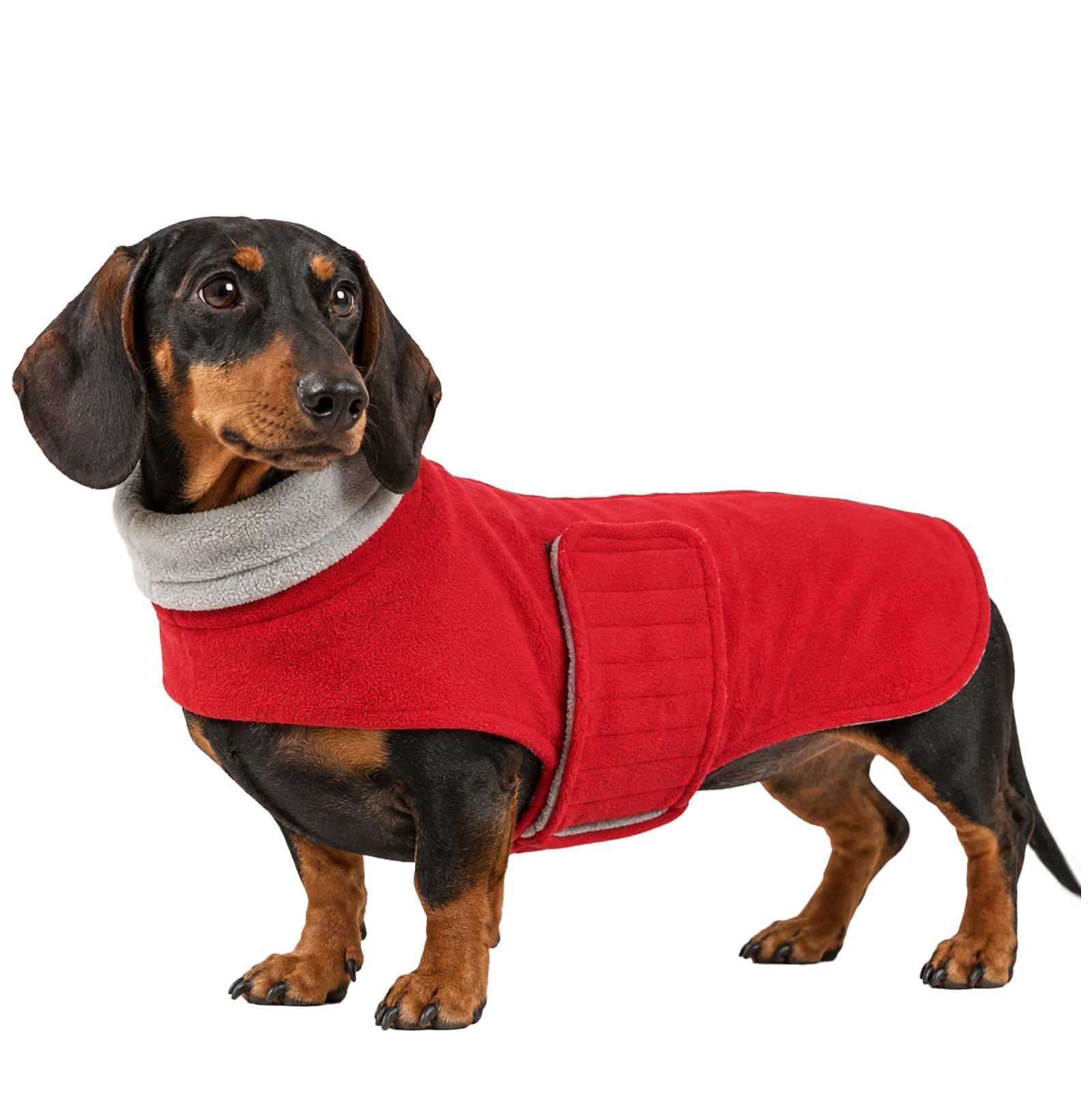 Morezi Cozy Dog Fleece Coat, Dachshund Jumper, Dog Jacket for Winter