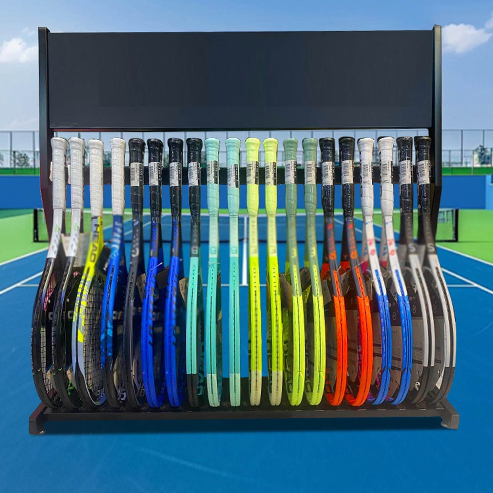 Porta Racchetta Da Tennis, Porta Racchette Da Tennis | Supporto for racchetta da tennis durevole e riponibile, for palestra tennis club