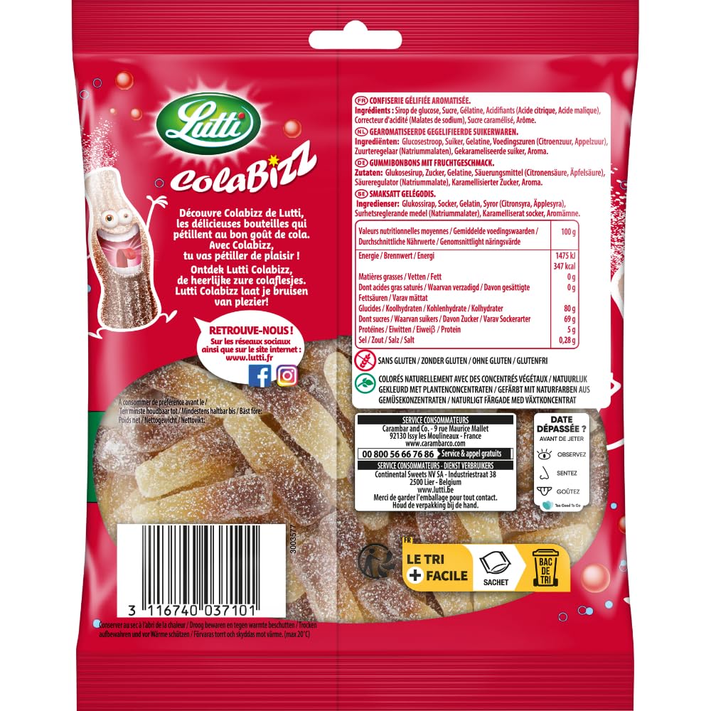 Lutti Cola Fizz 100 g