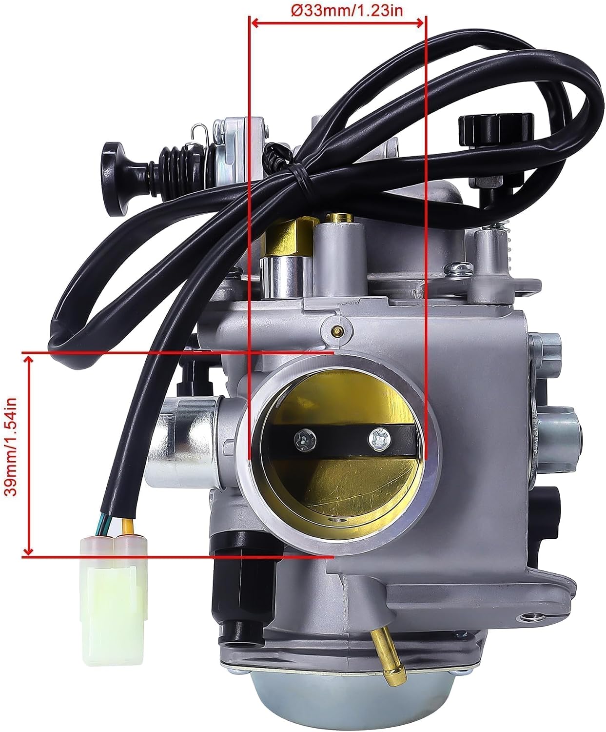 Carburetor TRX450ES Compatible with Hond Foreman 450 TRX 450 TRX450FE TRX450FM TRX450S TRX 400 TRX 400FW ATV Carburetor Rancher TRX350 350 ES FE FM TE TM TRX 300 TRX 300 FW