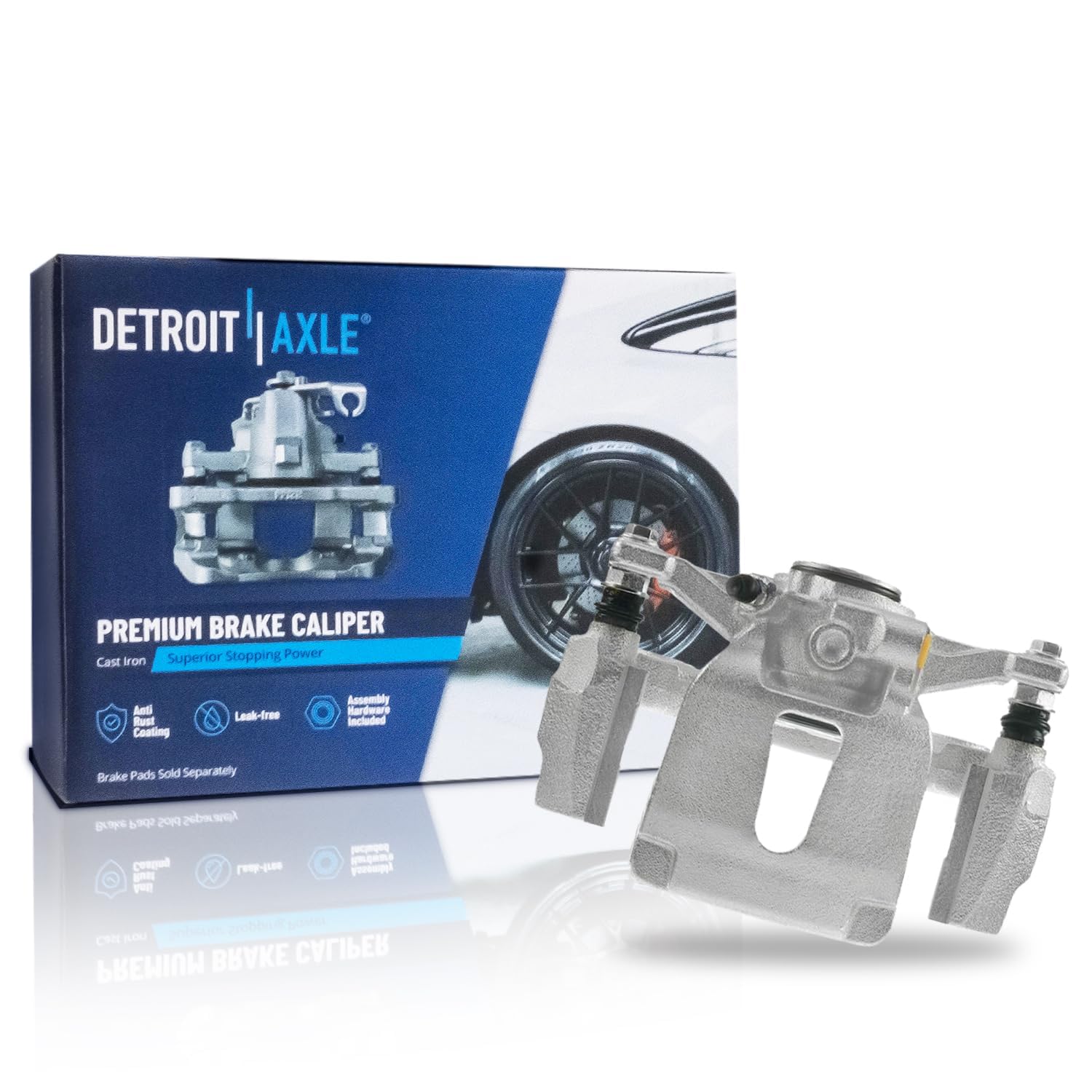 Detroit Axle - Rear Left Brake Caliper for 15-17 Ford F-150