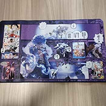 ワンピースカード　プレイマット　ルフィ　ニカ　ギア5 紫黒ルフィ ワンピースカード プレイマット ルフィ ニカ ギア5 紫黒ルフィ
