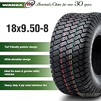 Vista 107 de WANDA One 18x7.50-8 Lawn Mower Cart Turf Tires P332 /4PR