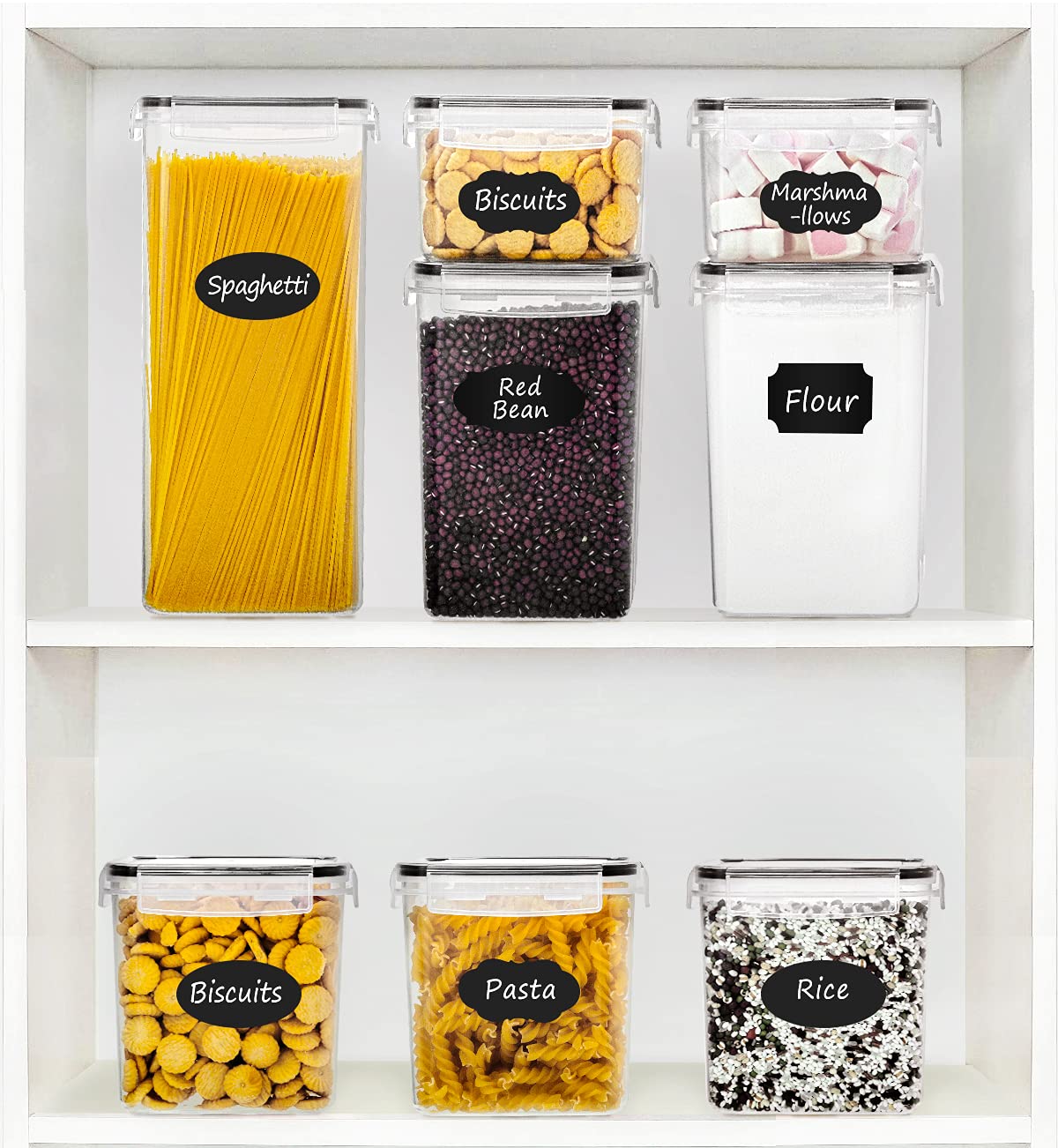 Buy Airtight Food Storage Containers Set, RAZCC 23 PACK Cereal Storage