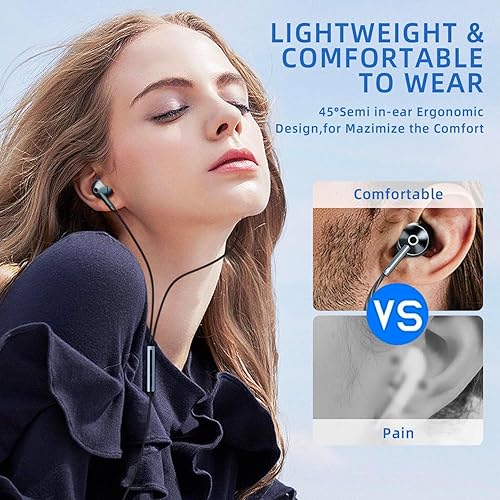 Miniatura 9 de Auriculares USB C para Samsung Galaxy S23 FE S22 S21 S20 A53 A54 Auriculares intrauditivos tipo C con micrófono Control de volumen Bass Stereo