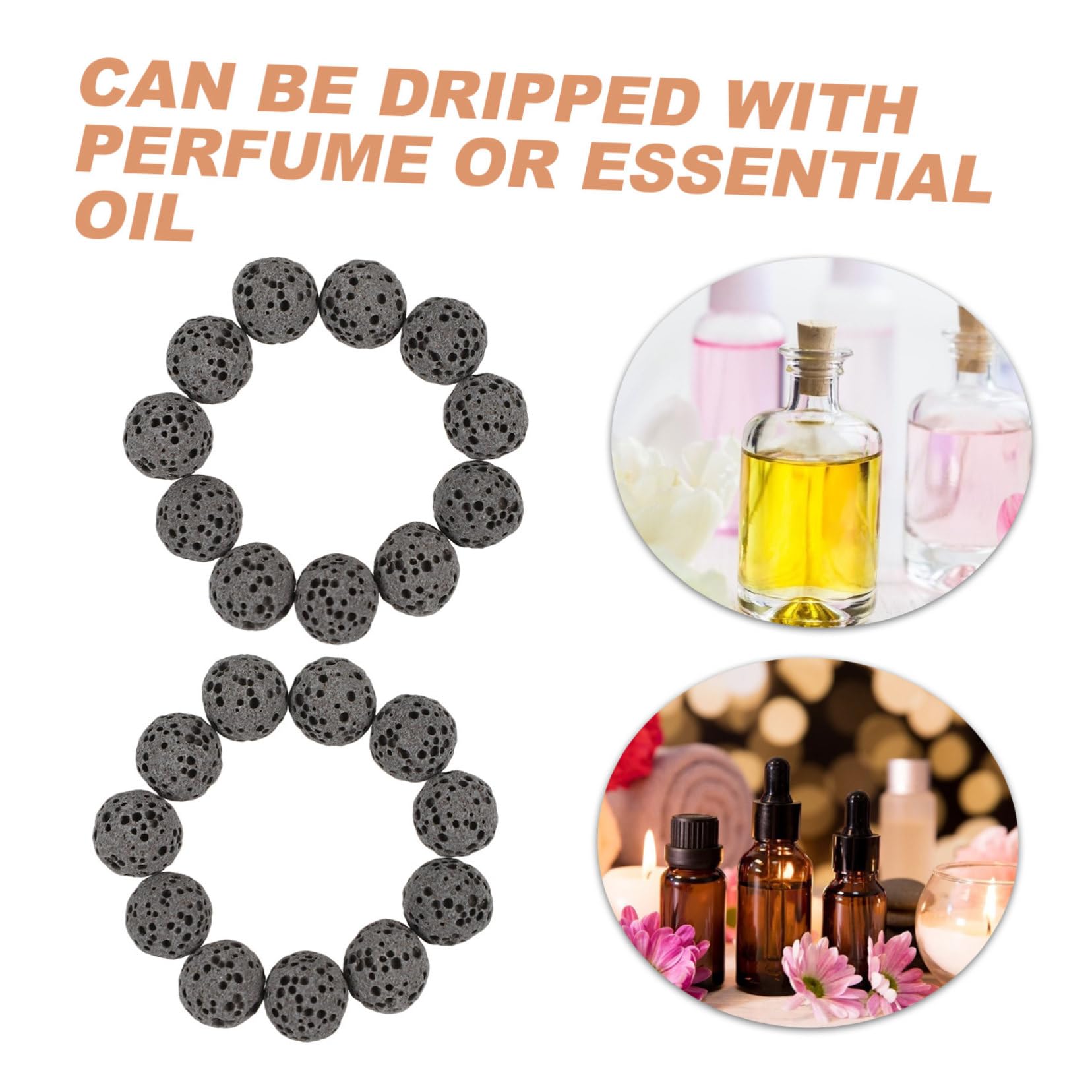 195stücke Teiliges Natürlichem Vulkanstein Aromatherapie Diffuserstein Für Ätherische Öle Deko-Element Für Schlafzimmer Bad Und Büro
