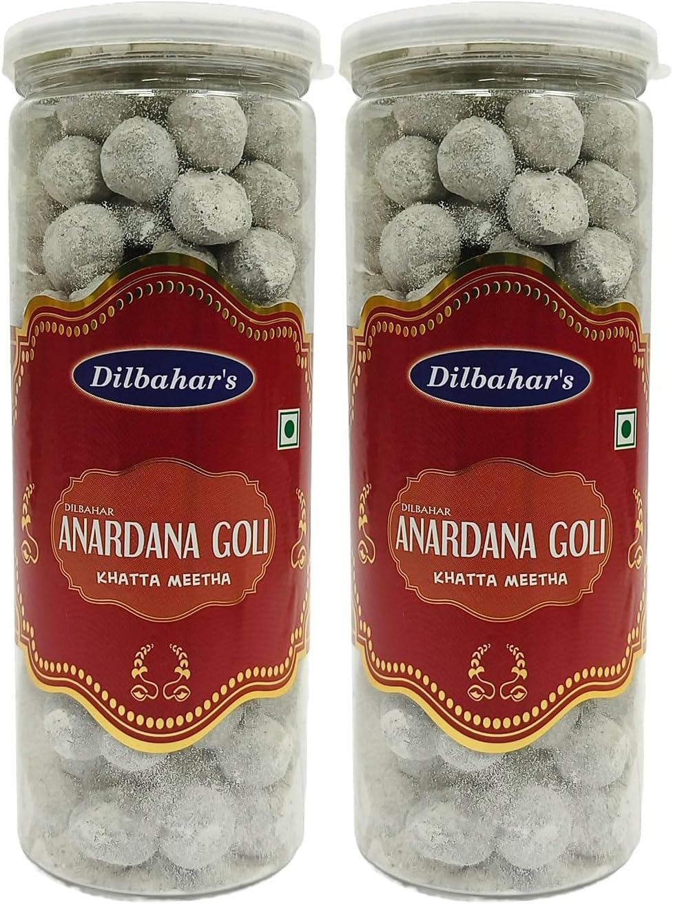 Dilbahar Anardana Goli Pachak – Digestive Churan Goli | Mukhwas Mouth Freshener | After-Meal Treat | 220g Pack of 2