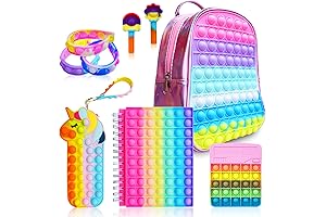 Pop It Fidget Backpack for Girls