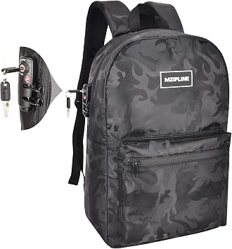 Mzipline Smell Proof Backpack Bag 